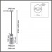 Подвес LUMION DENVER 8276/1A