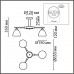 Люстра потолочная LUMION COLANGE 8096/3C