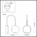 Бра ODEON LIGHT JEMSTONE 5084/5WL