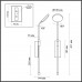 Бра ODEON LIGHT L-VISION 5011/8WL