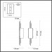 Бра ODEON LIGHT MODERN 5415/2W