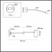 Настенный светильник ODEON LIGHT HIGHTECH 4377/1W