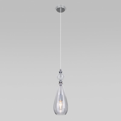 Подвесной светильник со стеклянным плафоном 50202/1 прозрачный