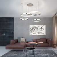 Светодиодная люстра с управлением по Wi-Fi 90275/5 хром