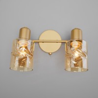 Настенный светильник с выключателем 20120/2 перламутровое золото