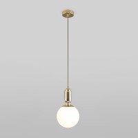 Подвесной светильник со стеклянным плафоном 50197/1 золото
