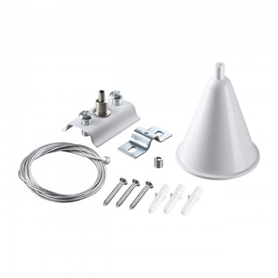 Подвесной комплект с 2-х метровым тросом для однофазного двухжильного шинопровода NOVOTECH 135151