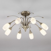 Люстра на штанге Eurosvet Ginevra 30280/8 античная бронза