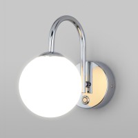 Настенный светильник со стеклянным плафоном 360/1 хром