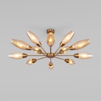 Потолочная люстра с плафонами 60140/12 золото