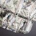 Светодиодный настенный светильник с хрусталем 90059/2 хром