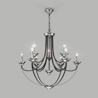 Подвесная люстра 60098/9 хром