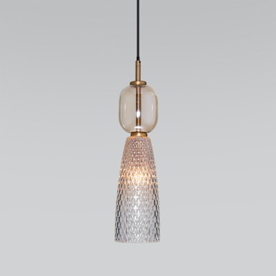 Подвесной светильник с плафоном 50211/1 янтарный