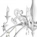 Подвесная люстра Angelina A5349LM-8WH (Италия)