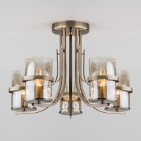 Потолочная люстра Eurosvet Coppa 60085/5 античная бронза