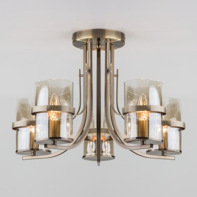 Потолочная люстра Eurosvet Coppa 60085/5 античная бронза