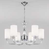 Классическая люстра с абажурами 60112/6 хром
