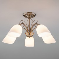 Люстра с плафонами 30107/5 античная бронза