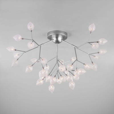 Потолочная люстра серебряного цвета 548 серебро