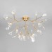 Потолочная люстра со стеклянными плафонами 566 золото
