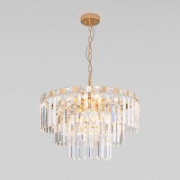Подвесная хрустальная  люстра 10130/8 золото