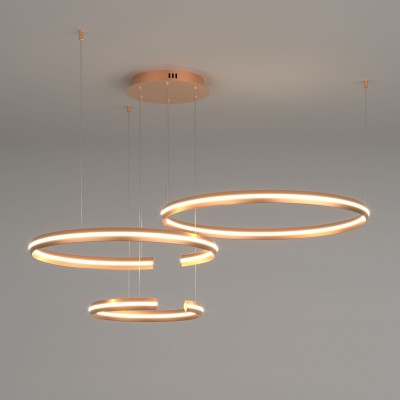 Светодиодная люстра с управлением по Wi-Fi 90280/3 золото