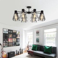 Потолочная люстра в стиле лофт 70107/8 черный