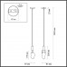 Светильник подвесной Lia 6695/5L
