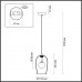 Подвес ODEON LIGHT LOSTAR 4952/1