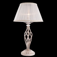 Настольная лампа 01002/1 белый с золотом