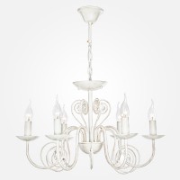 Люстра с двойным вариантом крепления 60018/6 белый с золотом