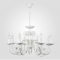 Люстра с двойным вариантом крепления 60018/8 белый с золотом